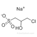 SEL DE SODIUM D&#39;ACIDE 3-CHLORO-2-HYDROXYPROPANESULFONIQUE CAS 126-83-0